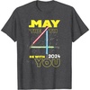 image:imageStar Wars May the 4th Be With You 2024 Lightsabers TShirtDark Heather Grey