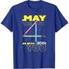 image:imageStar Wars May the 4th Be With You 2024 Lightsabers TShirtRoyal Blue