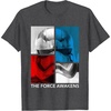 image:imageStar Wars The Force Awakens Red White amp Blue Split Phasma TShirtDark Heather Grey