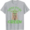 image:imageYoda  Good to Be Green TShirtHeather Grey