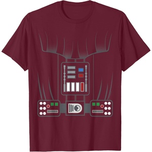 image:imageGalactic Dark Armor Control Panel Design TShirtBurgundy