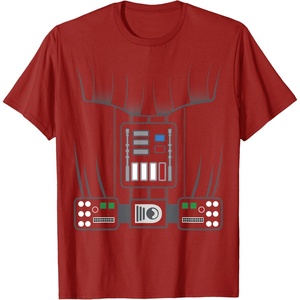 image:imageGalactic Dark Armor Control Panel Design TShirtCranberry Red