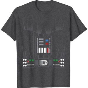 image:imageGalactic Dark Armor Control Panel Design TShirtDark Heather Grey