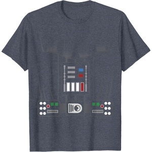 image:imageGalactic Dark Armor Control Panel Design TShirtHeather Blue