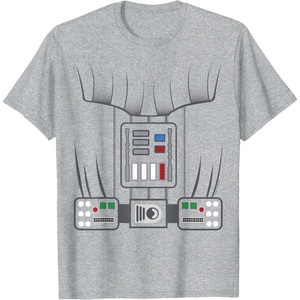 image:imageGalactic Dark Armor Control Panel Design TShirtHeather Grey