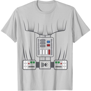 image:imageGalactic Dark Armor Control Panel Design TShirtSilver Grey