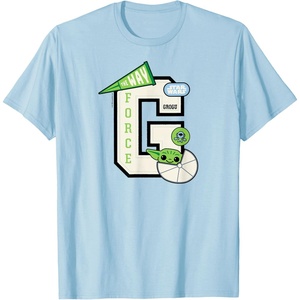 image:imageGrogu  Letterman TShirtBaby Blue