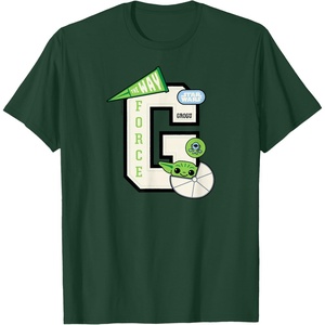 image:imageGrogu  Letterman TShirtDark Green