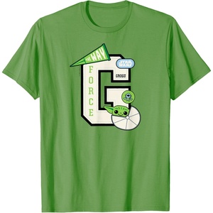 image:imageGrogu  Letterman TShirtGrass Green