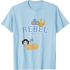image:imageStar Wars  Leia  Rebel Princess Faux Patches TShirtBaby Blue