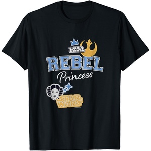 image:imageStar Wars  Leia  Rebel Princess Faux Patches TShirtBlack