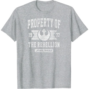 image:imageStar Wars  Property Of The Rebellion TShirtHeather Grey
