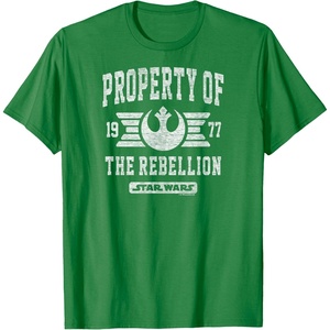 image:imageStar Wars  Property Of The Rebellion TShirtKelly Green