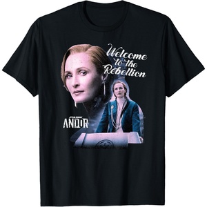 image:imageStar Wars Andor Mon Mothma Welcome To The Rebelion Distress TShirtBlack
