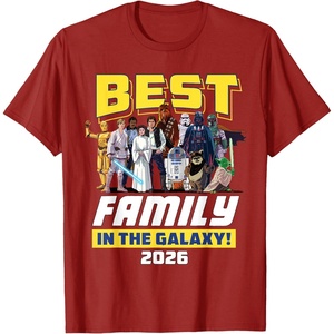 image:imageStar Wars Best Family in the Galaxy Group Trip Vacation 2026 TShirtCranberry Red