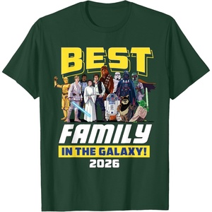 image:imageStar Wars Best Family in the Galaxy Group Trip Vacation 2026 TShirtDark Green