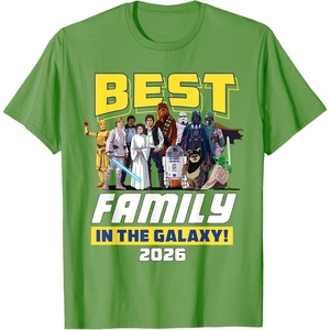 image:imageStar Wars Best Family in the Galaxy Group Trip Vacation 2026 TShirtGrass Green