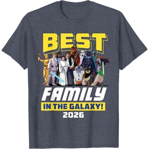 image:imageStar Wars Best Family in the Galaxy Group Trip Vacation 2026 TShirtHeather Blue