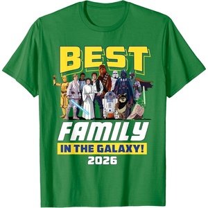 image:imageStar Wars Best Family in the Galaxy Group Trip Vacation 2026 TShirtKelly Green
