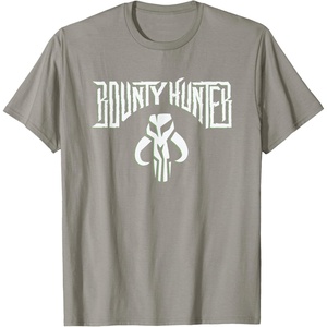 image:imageStar Wars Bounty Hunter Mandalorian Mythosaur Skull Emblem TShirtSlate Grey
