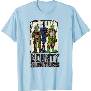 image:imageStar Wars Bounty Hunters 4LOM IG88 amp Bossk Stylized Art TShirtBaby Blue