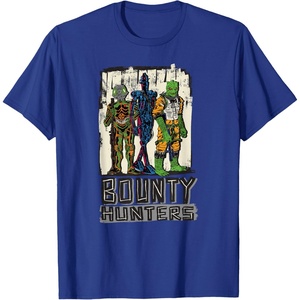 image:imageStar Wars Bounty Hunters 4LOM IG88 amp Bossk Stylized Art TShirtRoyal Blue