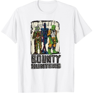 image:imageStar Wars Bounty Hunters 4LOM IG88 amp Bossk Stylized Art TShirtWhite
