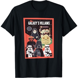 image:imageStar Wars Classic Vintage Chibi Galaxys Villains Poster TShirtBlack
