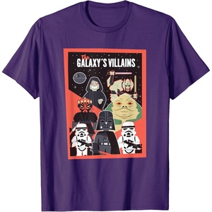 image:imageStar Wars Classic Vintage Chibi Galaxys Villains Poster TShirtPurple