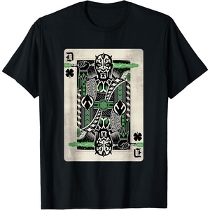 image:imageStar Wars Darth Maul St Patricks Day Playing Card TShirtBlack