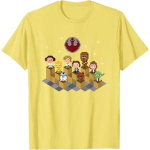 image:imageStar Wars Iconic Epic Rebel Alliance Group Shot Chibi Poster TShirtLemon Yellow
