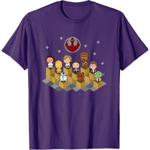 image:imageStar Wars Iconic Epic Rebel Alliance Group Shot Chibi Poster TShirtPurple