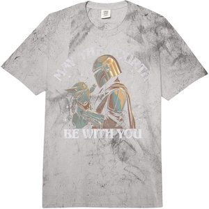 image:imageStar Wars May The Fourth Be With You Stamp Comfort Colors Adult Heavyweight TshirtGrey Tie Dye