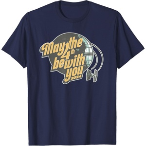image:imageStar Wars May the 4th Be With You 2024 Death Star Retro TShirtNavy Blue
