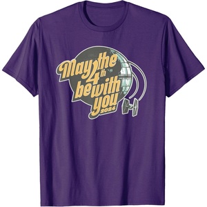 image:imageStar Wars May the 4th Be With You 2024 Death Star Retro TShirtPurple