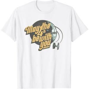image:imageStar Wars May the 4th Be With You 2024 Death Star Retro TShirtWhite