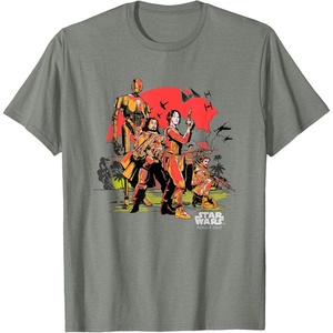 image:imageStar Wars Rogue One Last Stand Island Retro Distressed TShirtOlive Heather