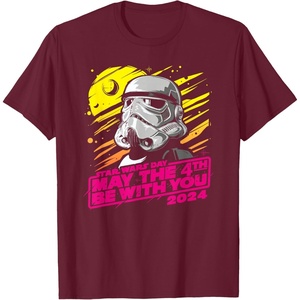 image:imageStar Wars Stormtrooper May the 4th Be With You 2024 TShirtBurgundy