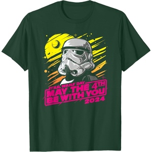 image:imageStar Wars Stormtrooper May the 4th Be With You 2024 TShirtDark Green