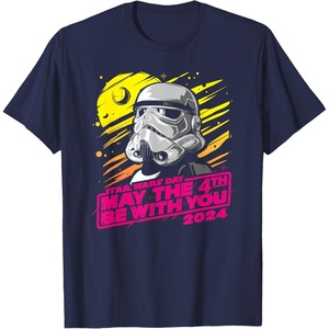 image:imageStar Wars Stormtrooper May the 4th Be With You 2024 TShirtNavy Blue