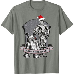 image:imageStar Wars The Clone Wars Happy Holidays Droid TShirtOlive Heather