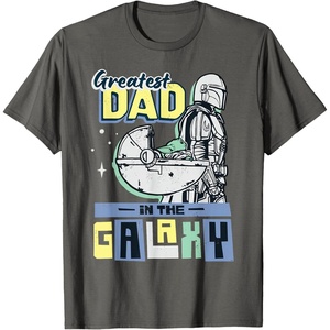 image:imageStar Wars The Mandalorian amp Grogu Greatest Dad in the Galaxy TShirtAsphalt Grey