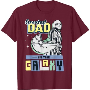 image:imageStar Wars The Mandalorian amp Grogu Greatest Dad in the Galaxy TShirtBurgundy