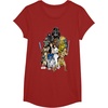 image:imageStar Wars  Character Collage TShirtCranberry Red