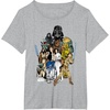 image:imageStar Wars  Character Collage TShirtHeather Grey