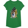 image:imageStar Wars  Character Collage TShirtKelly Green