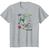 image:imageStar Wars  Scribble Ships TShirtHeather Grey