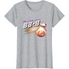 image:imageStar Wars BB8 Resistance Hero Retro 80s Style Chest Logo TShirtHeather Grey