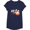 image:imageStar Wars BB8 Resistance Hero Retro 80s Style Chest Logo TShirtNavy Blue