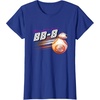 image:imageStar Wars BB8 Resistance Hero Retro 80s Style Chest Logo TShirtRoyal Blue